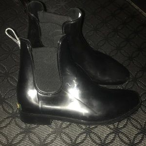 Black Rain Boots